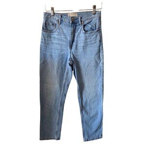 Everlane US Womens 27 The Cheeky Jean Mid-Rise Straight Leg Light Wash Denim